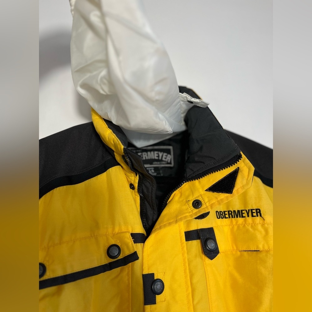 Obermeyer Cherokee Yellow Ski Jacket/Coat size juniors 14 - Picture 6 of 9